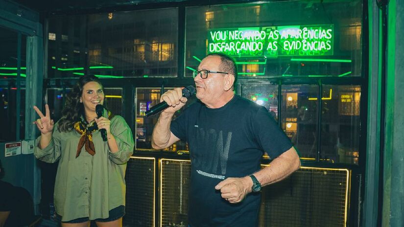 Em cada andar da Tokyo, há karaokês, restaurantes, balada e rooftop. Foto: Marcos Bacon
