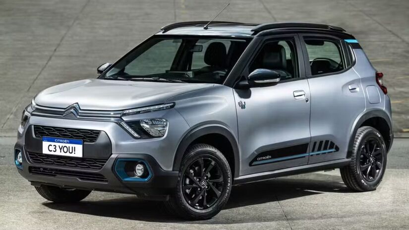 A nova geração do C3 inovou com seu design quadrado