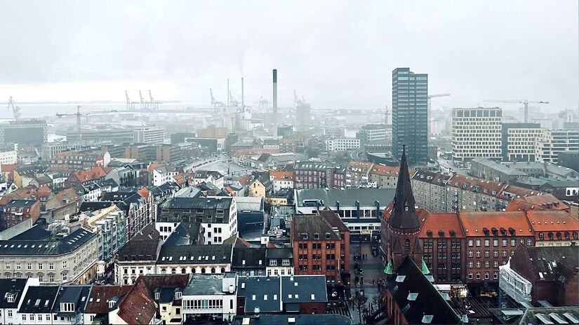Segunda maior cidade da Dinamarca, Aarhus é frequentemente chamada de 'menor cidade grande do mundo'.
Foto: Andreas Jensen/Unsplash 
