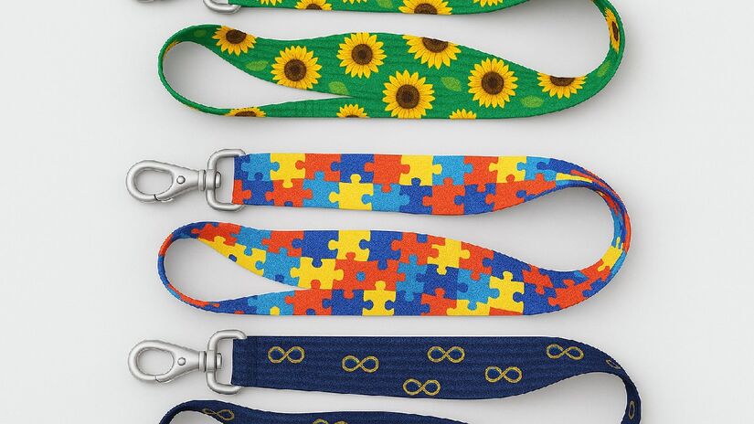 Cordões servem para identificar neurodivergências e deficiencias de maneira discreta. Imagem gerada por inteligência artificial