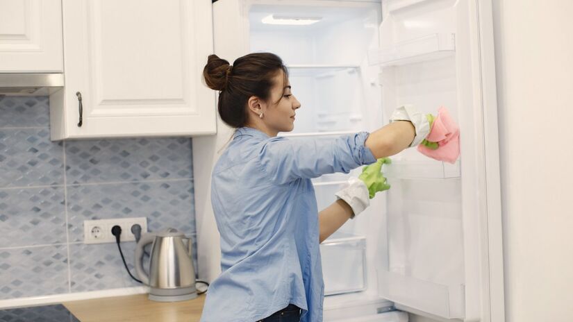É preciso limpar a geladeira de 15 em 15 dias (Foto: Freepik)
