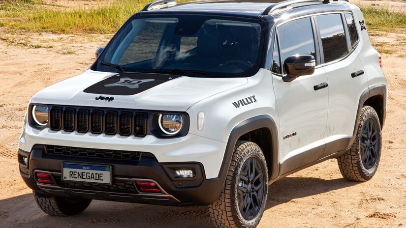 Renegade "10 Anos" tem motor 1.3 turbo flex (o T270 da Stellantis) de até 185 cavalos de potência e 27,5 kgfm de torque.

/Foto: Divulgação