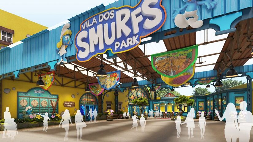 Cidade de São Paulo receberá o primeiro "Vila dos Smurfs Park" da América Latina.