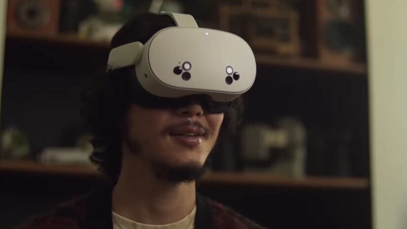 Adicionalmente, o dispositivo oferece funcionalidade de realidade mista, permitindo a sobreposição de conteúdo virtual ao ambiente real. Foto: Divulgação/Reprodução/Youtube