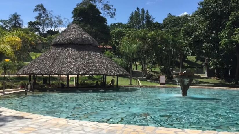 As águas termais são perfeitas para relaxar 