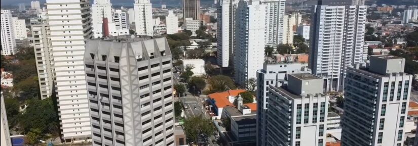 Bairro de Santo Amaro visto de cima - reprodução: YouTube