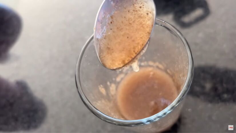 O psyllium vira um gel em contato com água