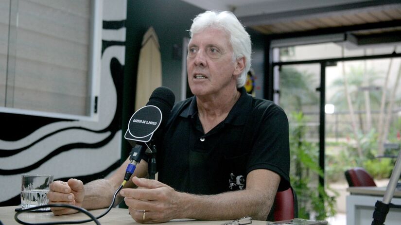 Sebastian Rojas durante entrevista ao podcast Direto da Gazeta/Thiago Neme/Gazeta de São Paulo