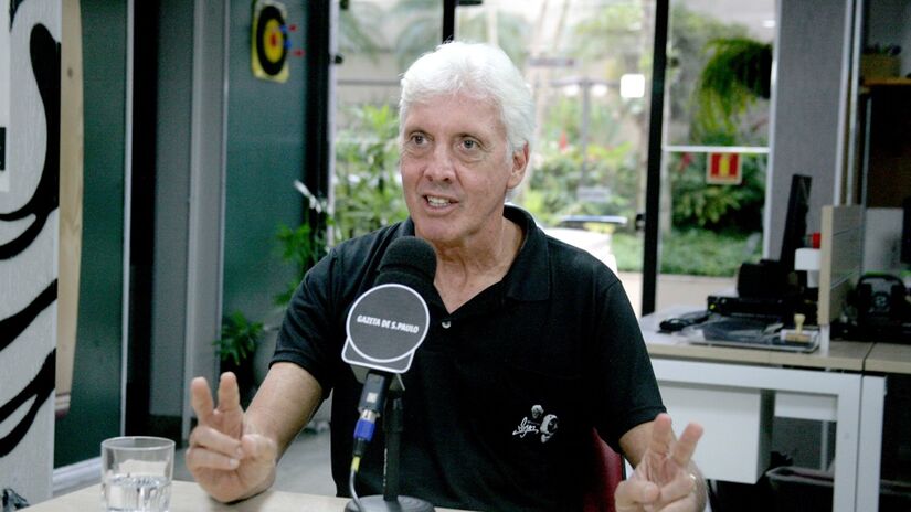Sebastian Rojas durante entrevista ao podcast Direto da Gazeta/Thiago Neme/Gazeta de São Paulo