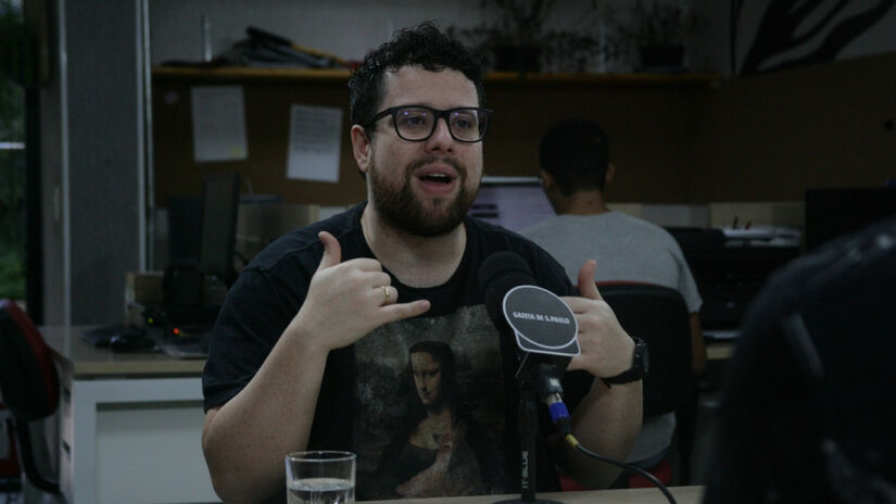 Já no ano de 2023, uma oportunidade de ingressar como comentarista mudou sua rotina. E isso começou de um jeito inesperado. Com a saída de grandes nomes como Casimiro, Luís Felipe Freitas e Guilherme Beltrão, a TNT buscava novos nomes para os programas, para manter o sucesso com o público - (Thiago Neme/Gazeta de S.Paulo)