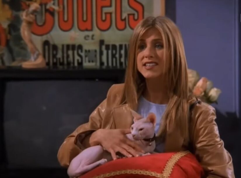 Jennifer Aniston atuando na série Friends - foto: reprodução YouTube