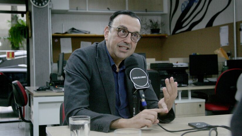 Felicio Ramuth, vice-governador de SP, durante entrevista à Gazeta/Thiago Neme/Gazeta de S. Paulo