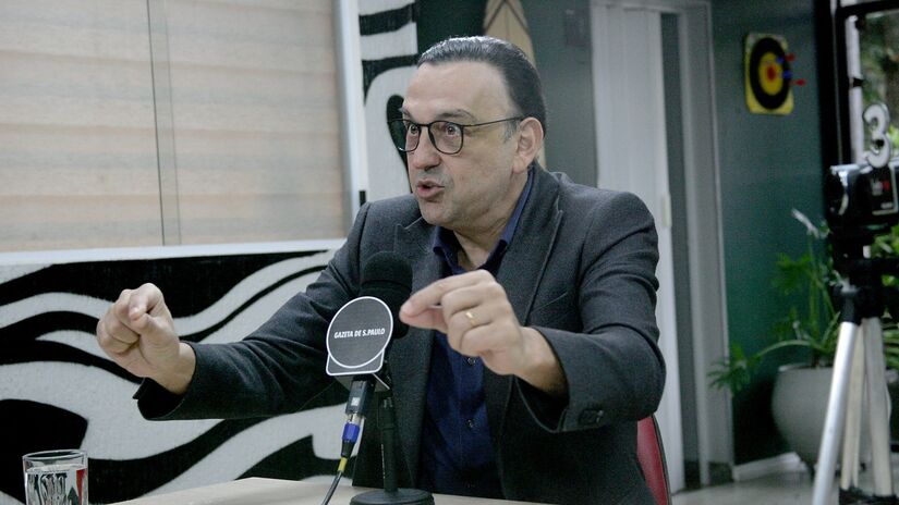 Felicio Ramuth, vice-governador de SP, durante entrevista à Gazeta/Thiago Neme/Gazeta de S. Paulo