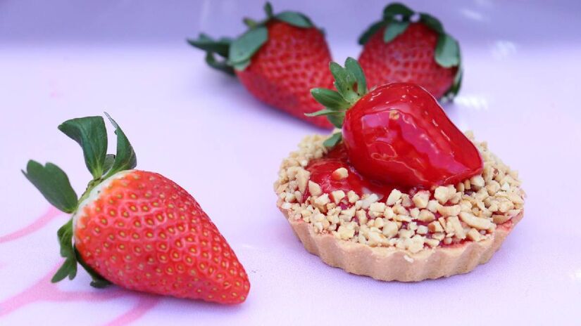 Festival do Morango oferecerá variedade de doces feitos com a fruta. / Divulgação