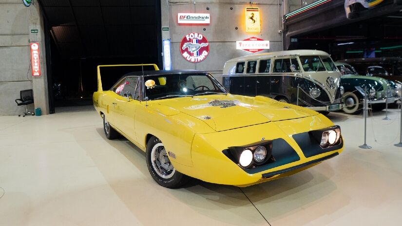 Lendário Plymouth Superbird, ano 1970, é uma das grandes atrações do EBAA em Águas de Lindóia. /Divulgação