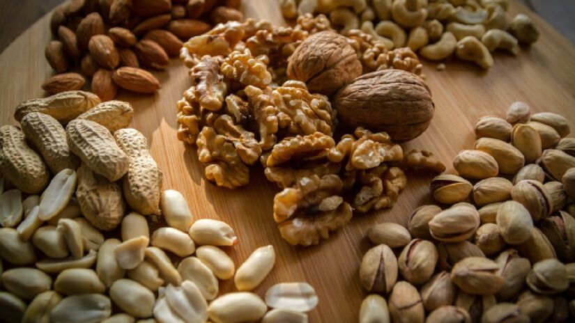 Frutas secas podem oferecer diversos nutrientes. Imagem: PxHere