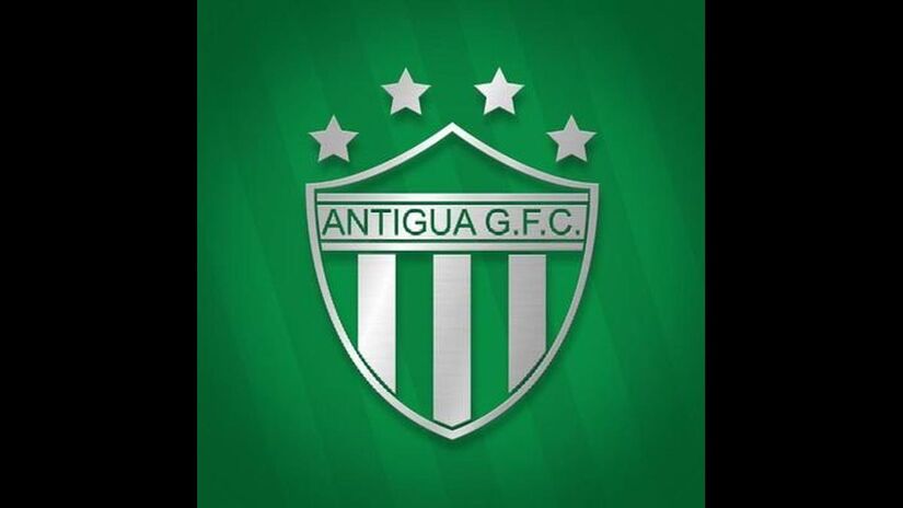 Escudo do Antigua GFC da Guatemala, é um dos maiores clubes do país - foto reprodução: Twitter (x) do Antigua GFC