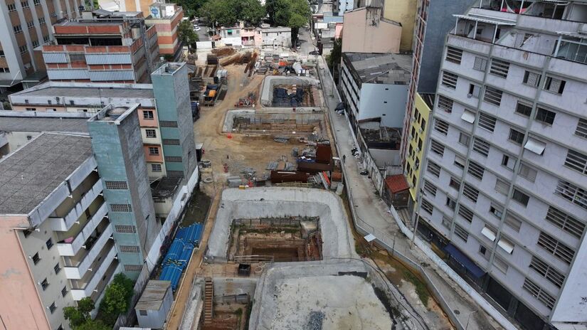 Estação fica próxima aos teatros Maria Della Costa e Raul Cortez, no bairro da Bela Vista.

/Foto: Divulgação/Linha Uni