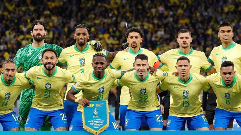 Brasil garantiu a classificação para a Copa do Mundo de 2026 após vencer o Paraguai.

/Foto: Rafael Ribeiro/CBF