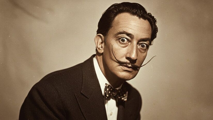 Salvador Dalí foi um grande pintor catalão, com importância mundial com suas obras surrealistas