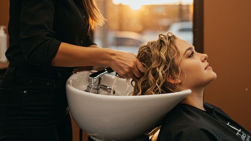 Esse shampoo pode melhorar muito o brilho do cabelo. Imagem gerada por inteligência artificial