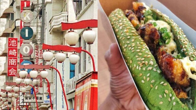 Bairro da Liberdade - 
A Liberdade é o pedacinho da Ásia em São Paulo, com ruas decoradas por lanternas vermelhas e lojas cheias de produtos orientais. A feira de rua aos finais de semana oferece comidas típicas e artesanato. Um passeio gratuito e imersivo na cultura japonesa, chinesa e coreana. Foto: Greg Salibian/Folhapress e divulgação