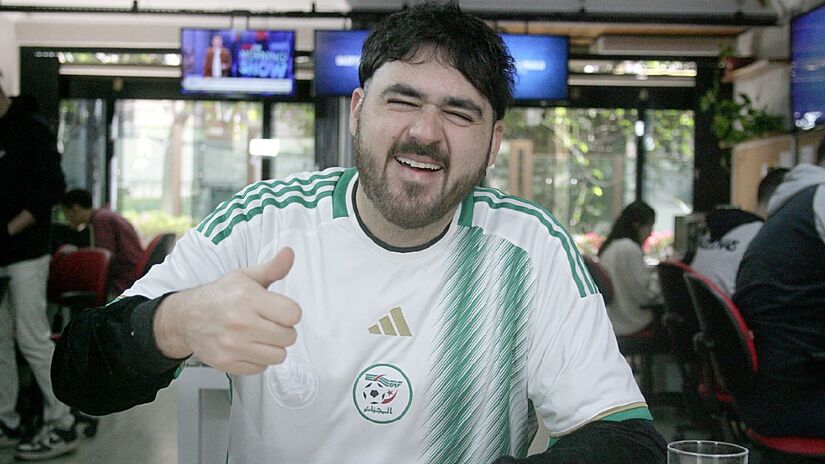 No bate-papo, ele comentou sobre a mudança de conteúdo do canal ao longo dos anos, sobre a responsabilidade em informar e entreter as pessoas via internet em uma época tão polarizada, e analisou o elenco do Santos para a sequência da temporada - (Thiago Neme/Gazeta de S.Paulo)