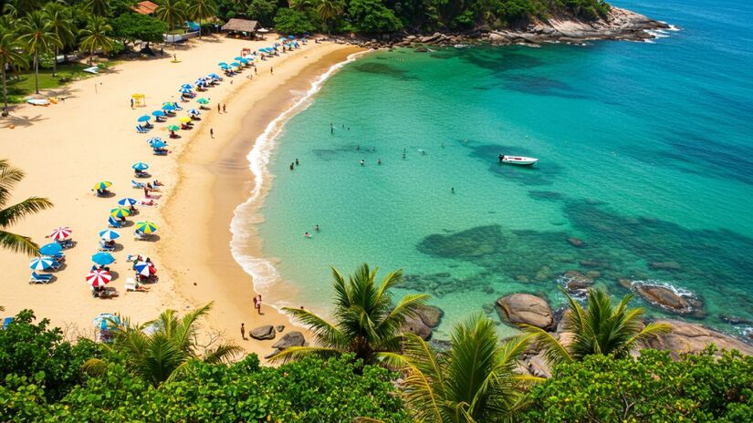 As praias são classificadas com alguns critérios, como qualidade da água, segurança e informação ambiental 