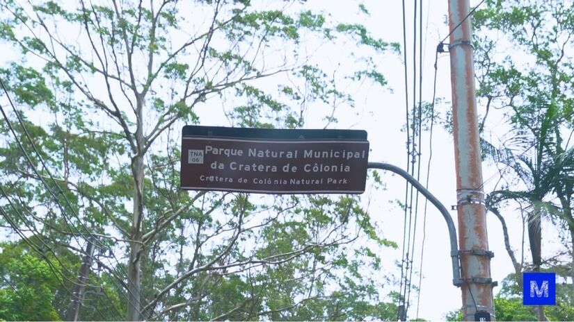 O parque municipal protege a cratera, antes ameaçada por ocupações irregulares no extremo sul de São Paulo