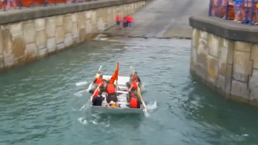 A cidade é palco de corrida de 10 km, meia maratona e corrida de rafting