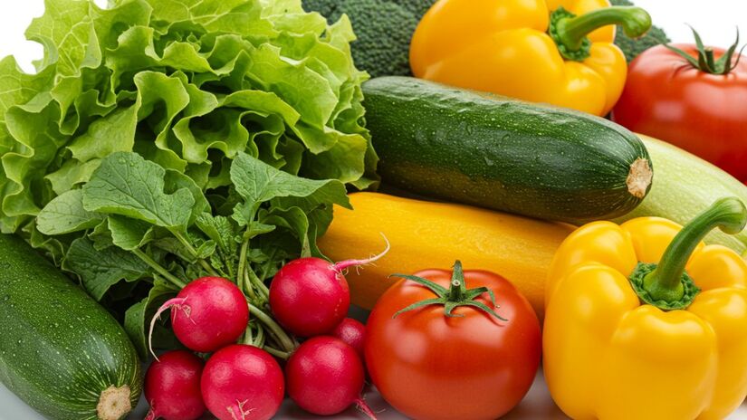 Schwarzenegger afirma que seus resultados surgem a partir de uma combinação entre exercícios diários e uma dieta a base de alimentos frescos, como vegetais, legumes e frutas