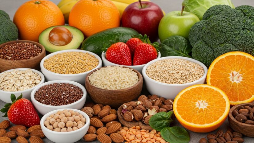 A dieta recomendada pela inteligência artificial é baseada em alimentos orgânicos e naturais 