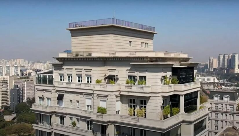 Duplex pertence ao apresentador Fausto Silva desde 2019. /Reprodução