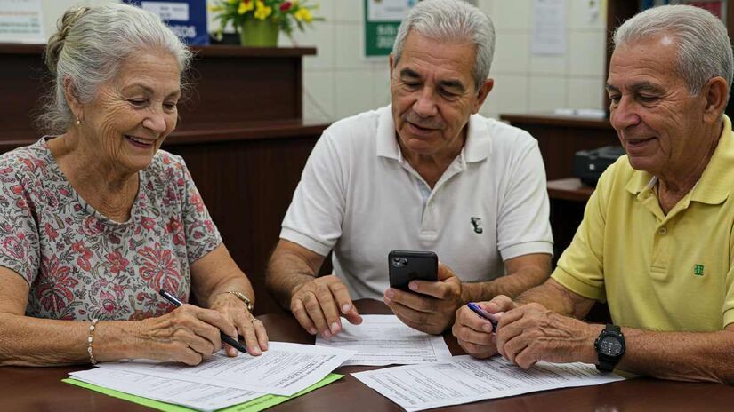 Prioridade em processos judiciais é mais um dos benefícios pouco conhecidos por parte dos idosos. (Imagem ilustrativa, gerada por IA)