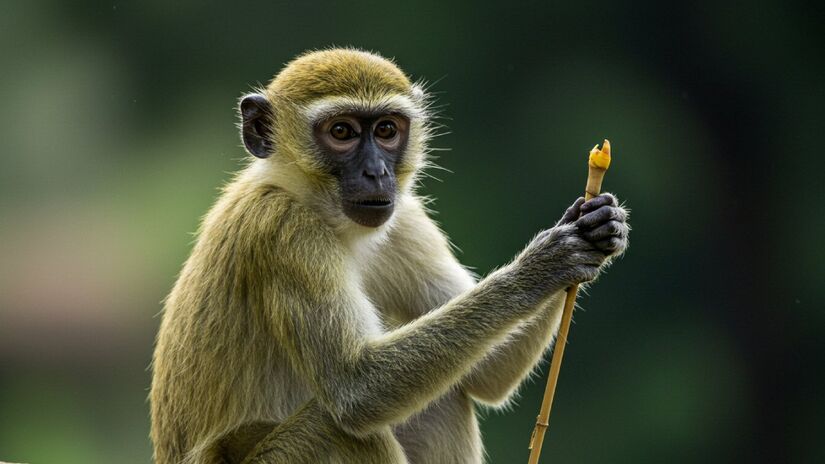 Macacos verdes foram usados nos testes da terapia genética