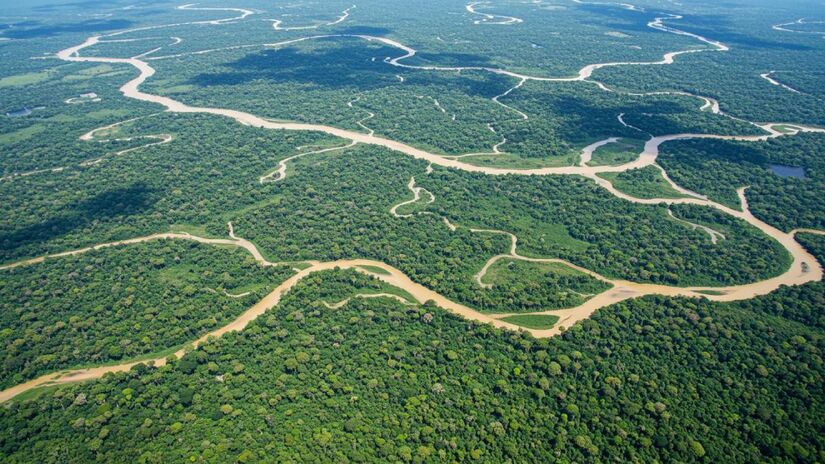 Formações rochosas antigas indicam a presença de três grandes ciclos de atividade vulcânica na área