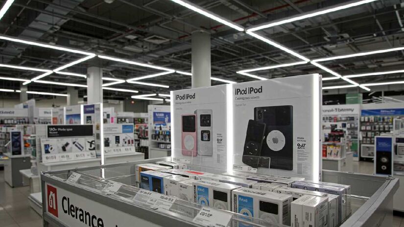 Embora o iPod tenha sido um fenômeno de vendas, ele foi descontinuado, enquanto o iPhone se tornou um dos produtos mais vendidos da história. (Fotos: Geradas por IA para ilustração)