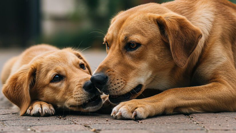 Chocolate tem inúmeras toxinas para cachorros - Imagem gerada por IA