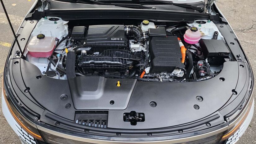 King é movido por um sistema que combina motor aspirado de 1,5 litro a gasolina.

/Foto: Luiza Kreitlon/AutoMotrix