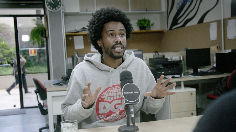 'Daqui a pouco vão falar que quem fez o rap foi um brancão lá atrás', disse Nego Max/Thiago Neme/Gazeta de S. Paulo