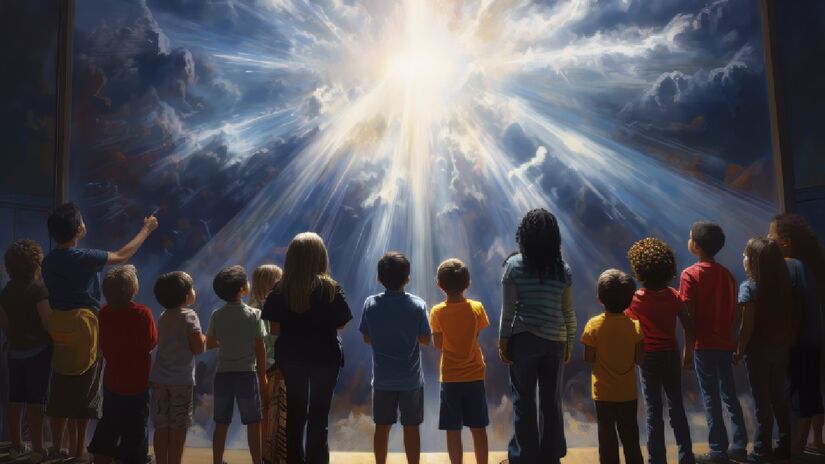 Ela afirma que fundiu sua energia com a de seus amigos da luz (Fotos: Freepik)
