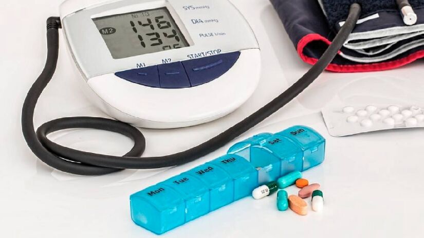 Com medicação certa, controlar a pressão é facil. Imagem: Domínio público