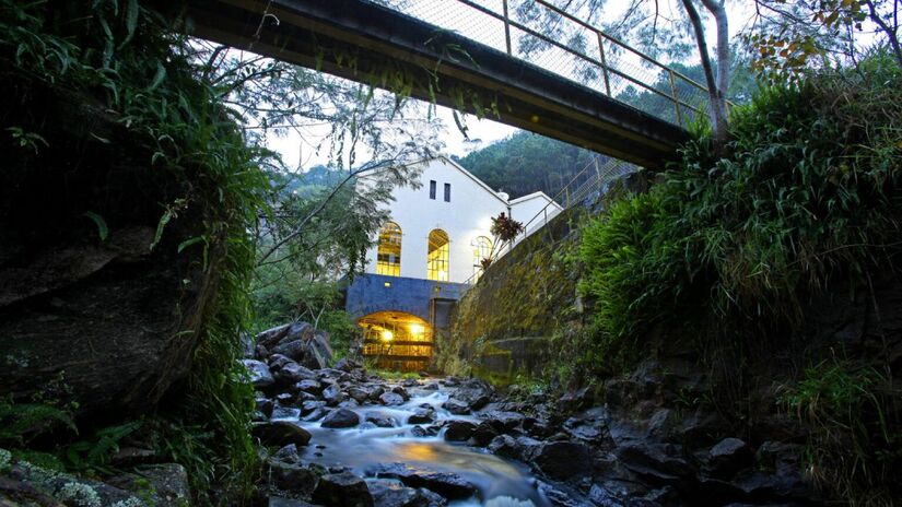 O Museu da Energia, instalado em uma antiga usina hidrelétrica de 1913, oferece exposições sobre preservação e sustentabilidade. Foto: Divulgação/energiaesaneamento.org.br