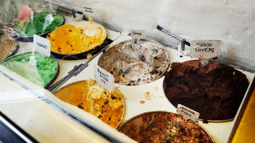 A tradição começou com famílias de imigrantes italianos que trouxeram técnicas de gelateria