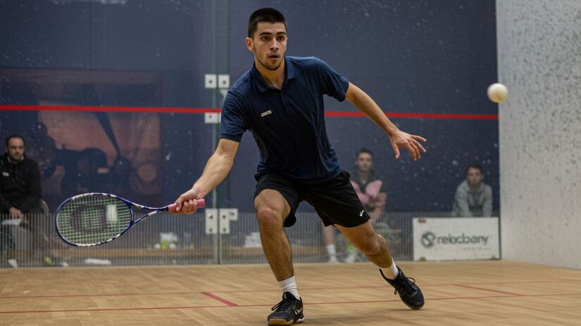 O squash gasta muitas calorias e ainda pode ser feito em dupla 