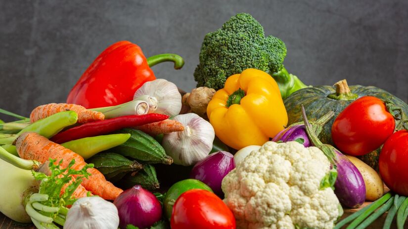 Vegetais são um dos dois alimentos básicos que o Brasil não é autossuficiente