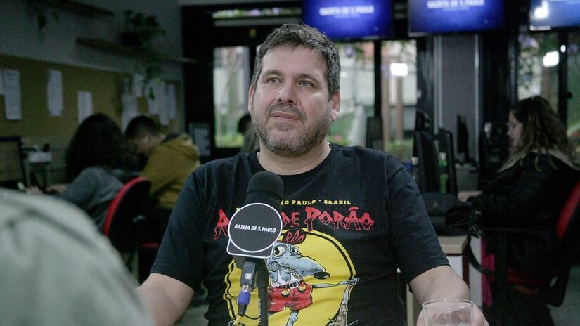 Zeider participou de entrevista na redação da Gazeta de S. Paulo/Thiago Neme/Gazeta de S. Paulo