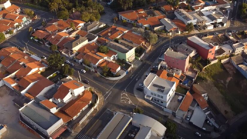 Município fica localizado na região metropolitana de Campinas | Reprodução YouTube | Sky Drone Solutions