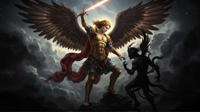Na Bíblia: O termo "Arcanjo" aparece apenas duas vezes no Novo Testamento, e somente Miguel é explicitamente nomeado como Arcanjo.