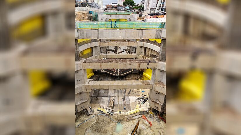 Edificações na estação Aricanduva | Divulgação/Metrô SP